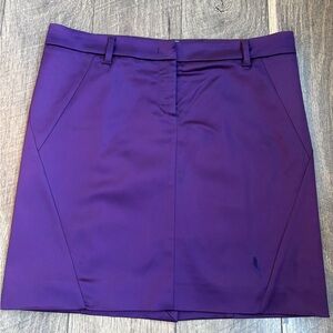 Prada Purple Mini Pencil Skirt
